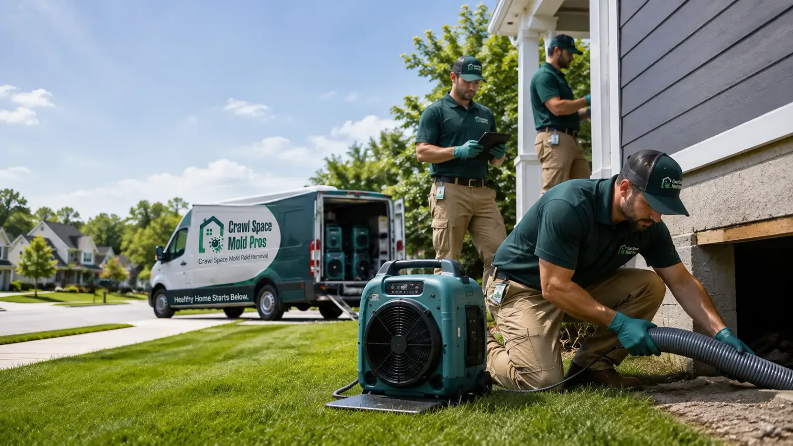 Crawl Space Mold Removal in Berne, IN